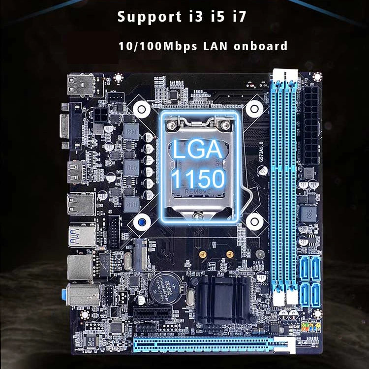 H81 Desktop Motherboard LGA 1150 RAM 16GB For Intel LGA1150 Socket I3 I5 I7 Xeon CPU DDR3 Memoria Placa mae